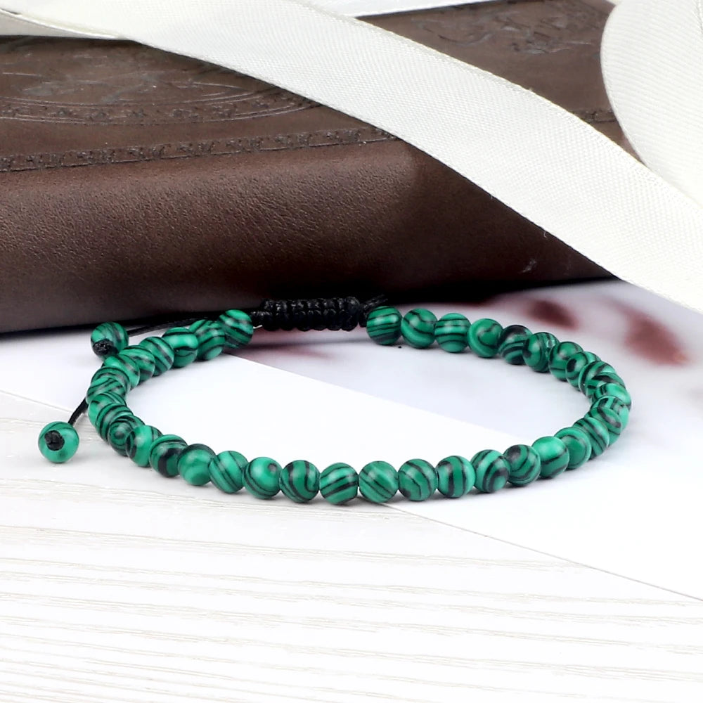 Adjustable Chakra Beads Bracelet – Natural Stone Jewelry for Men & Women