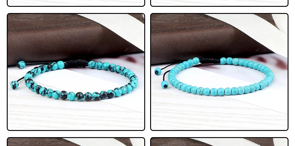 Adjustable Chakra Beads Bracelet – Natural Stone Jewelry for Men & Women