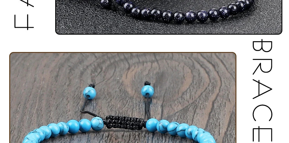 Adjustable Chakra Beads Bracelet – Natural Stone Jewelry for Men & Women