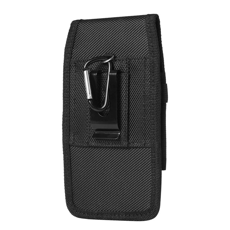 Phone Holster Case with Belt Clip Nylon Carrying Pouch Cover Portable Wallet Card Waist Bag for iPhone 13 12 Samsung Galaxy S22