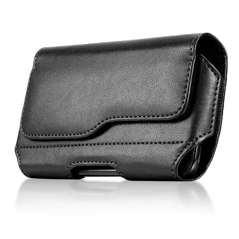 Universal Phone Pouch Case Mobile Phone Waist Bag Belt Clip Holster Leather Cover Case For iPhone Samsung Xiaomi Huawei Nokia LG