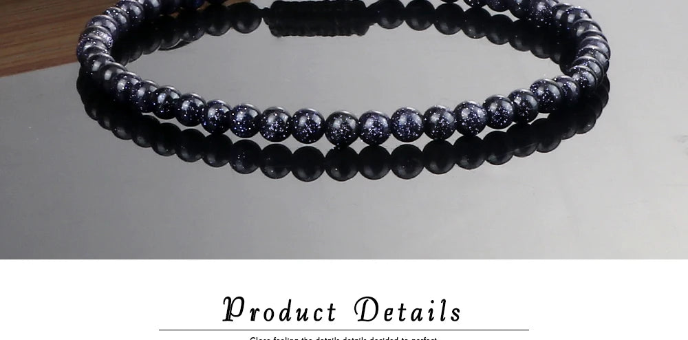 Adjustable Chakra Beads Bracelet – Natural Stone Jewelry for Men & Women