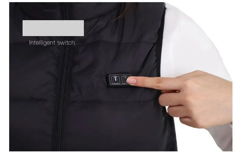 9-Zone Electric Heated Jacket – Graphene Heating for Men & Women