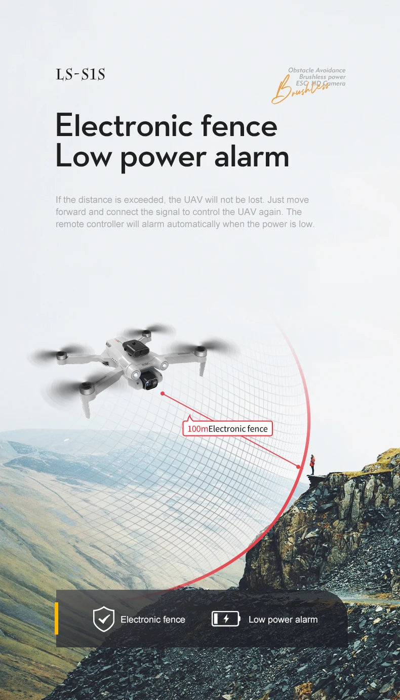 S1S Drone – 5G WiFi 4K/8K Professional Camera Quadcopter