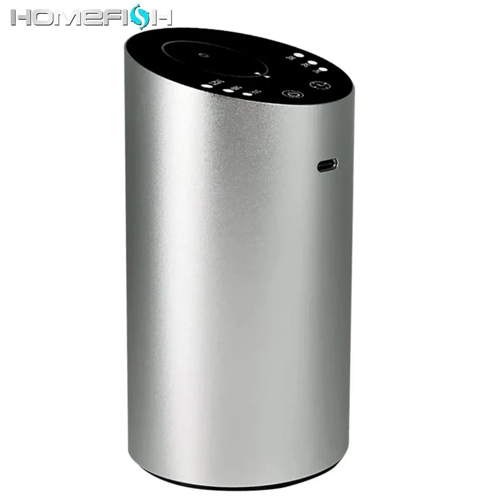 Wireless Car Aroma Diffuser with 20ml Empty Essential Oil Bottle Rechargeable Fragrance Diffuser for Bedroom