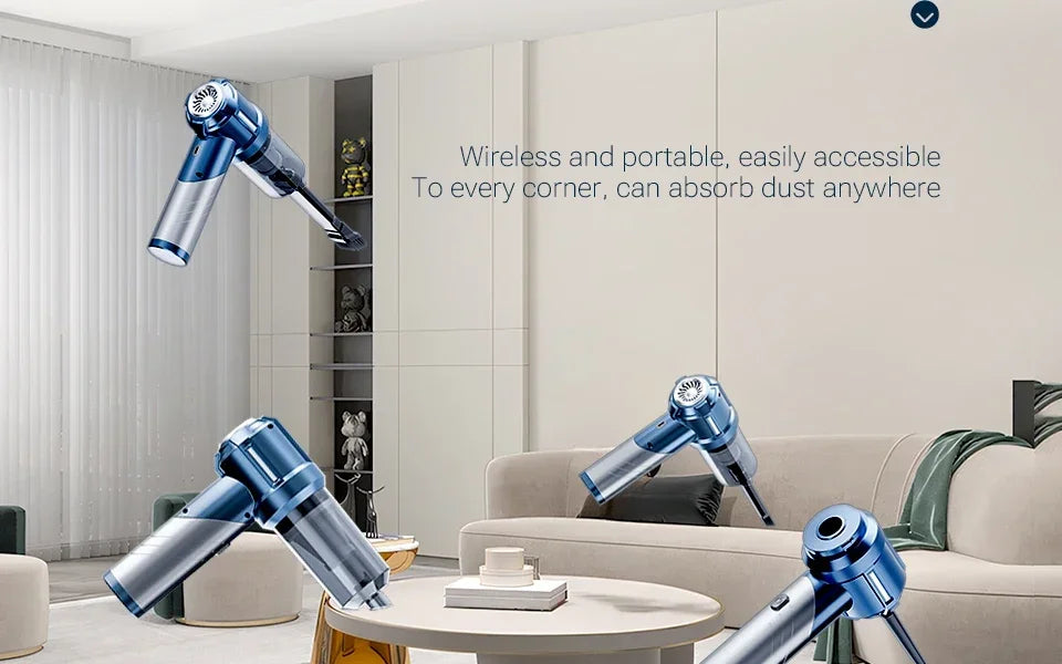 SZUK Car Vacuum Cleaner Wireless Cleaner Handheld Mini Vacuum Cleaner Cordless Strong Suction Cleaning Machine Robot Vacuum
