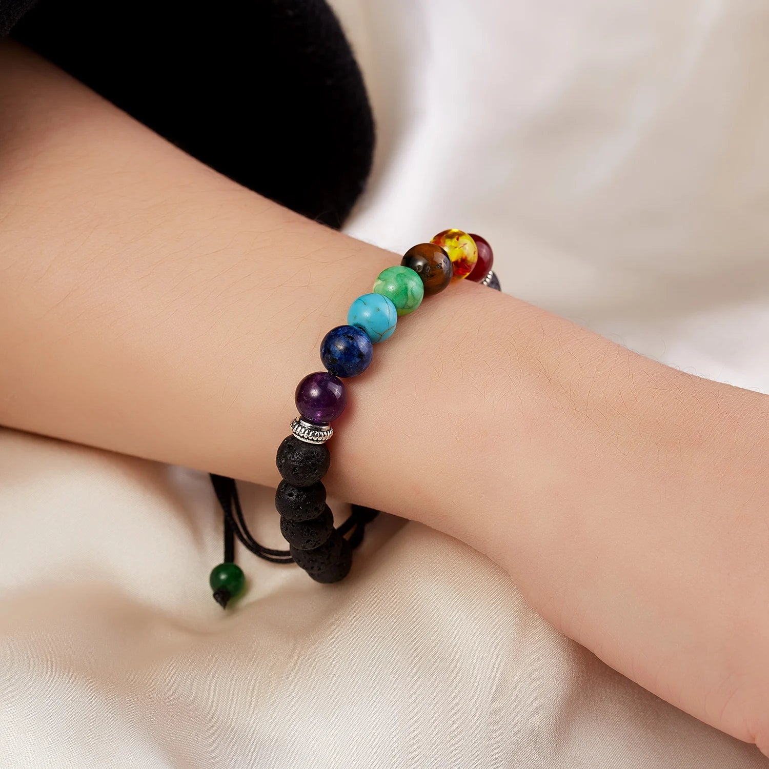 Chakra Reiki Healing Stone Bracelet For Women & Men