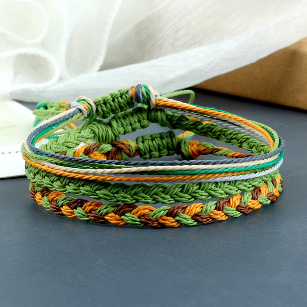 Multi Color Tibetan Buddhist Bracelet Women Men Lucky Charm