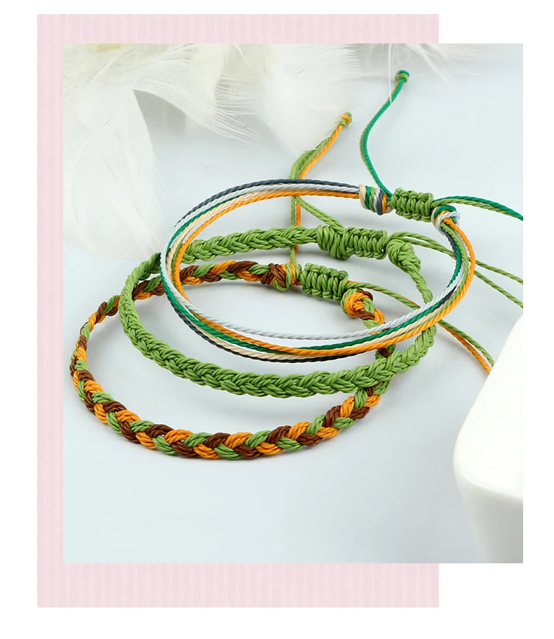 Multi Color Tibetan Buddhist Bracelet Women Men Lucky Charm
