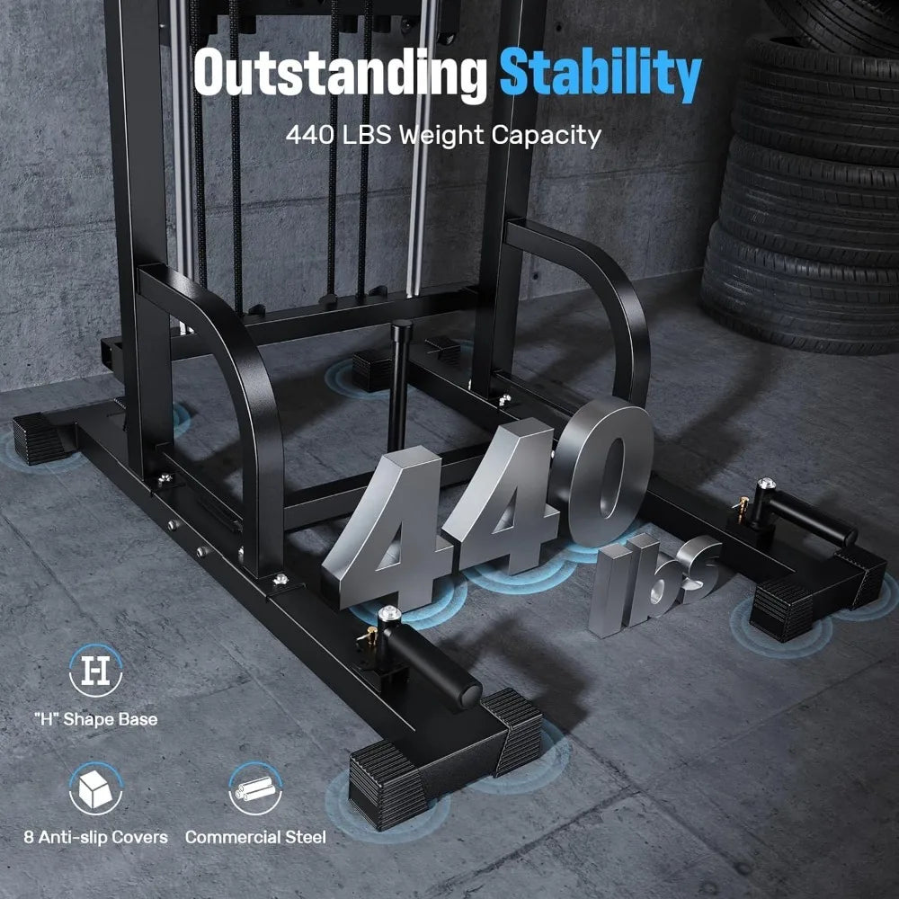 Multi-Function Home Gym Strength Training Fitness Equipment 440LBS