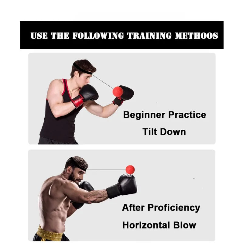 Punching Ball Head-mounted Fighting Speed Sanda Training Boxing Reflex Ball