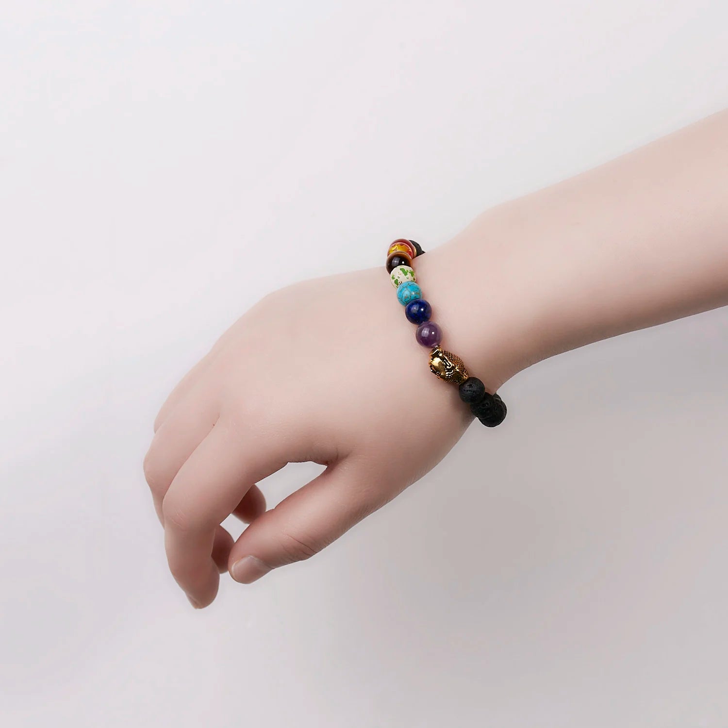 Chakra Reiki Healing Stone Bracelet For Women & Men