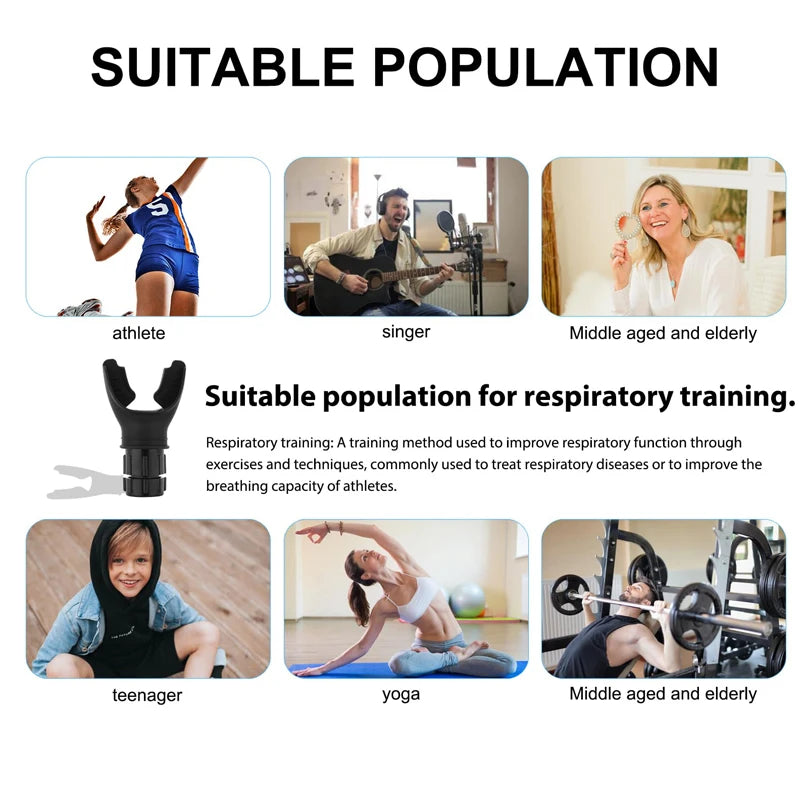 Breathing Trainer Lung Flexer Durable Fitness Exerciser