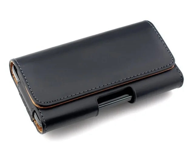 Universal Leather Belt Clip Pouch For iphone 15 Pro Max 14 Plus Waist Bag Magnetic Vertical Phone Case For iphone 13 12 11 XR XS