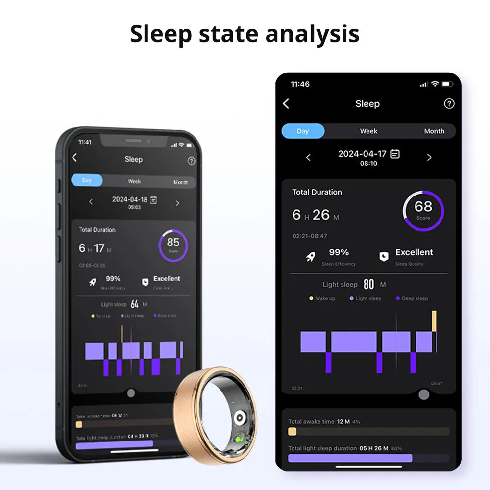 Smart Ring Men Women, Health Monitor