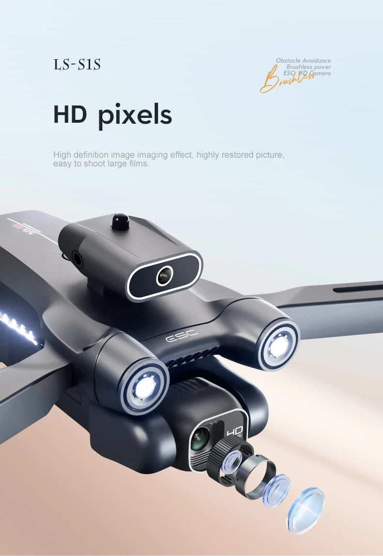 S1S Drone – 5G WiFi 4K/8K Professional Camera Quadcopter
