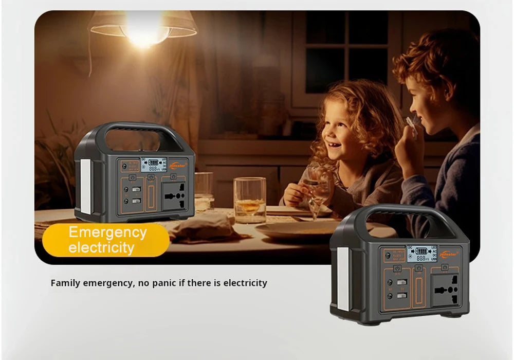 100W 24000mAh Portable Power Station 220V/110V Power Bank 76.8Wh Solar Power Generator LiFePO4 Outdoor Energy For Camping Travel