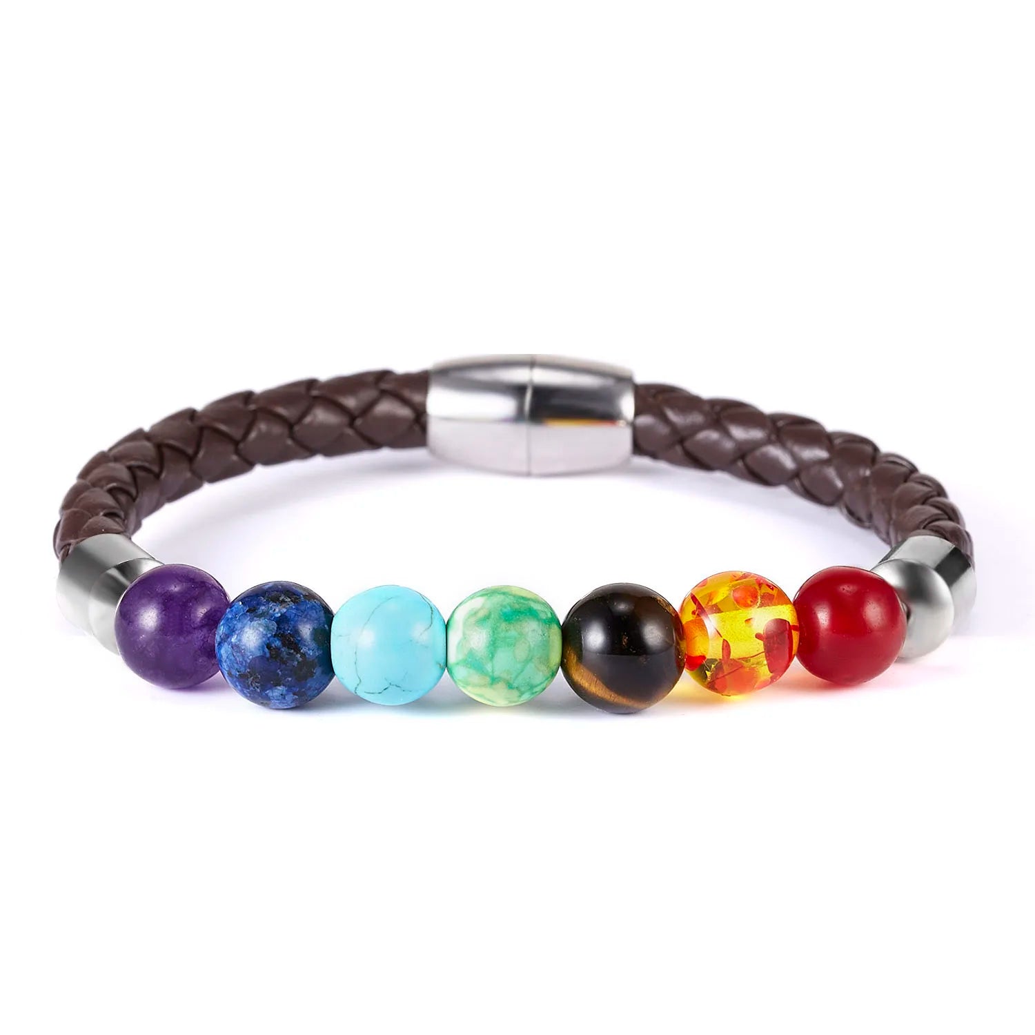 Chakra Reiki Healing Stone Bracelet For Women & Men