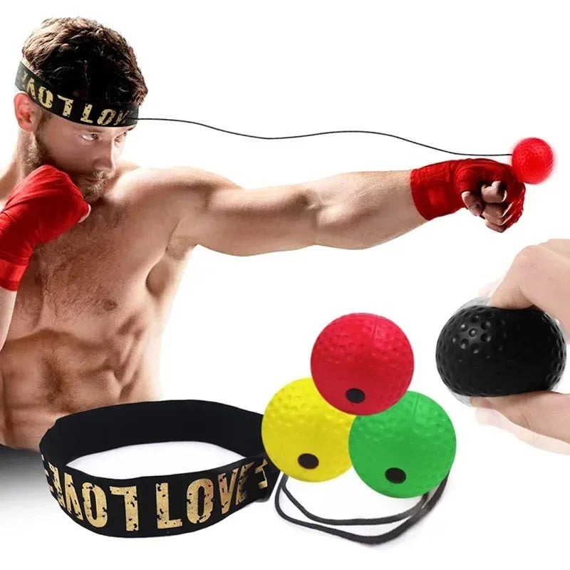 Punching Ball Head-mounted Fighting Speed Sanda Training Boxing Reflex Ball
