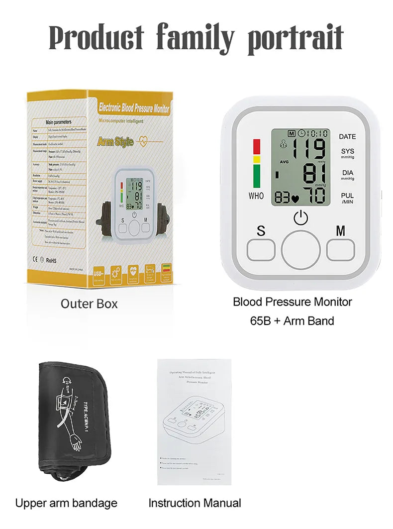 Digital Arm Blood Pressure Monitor