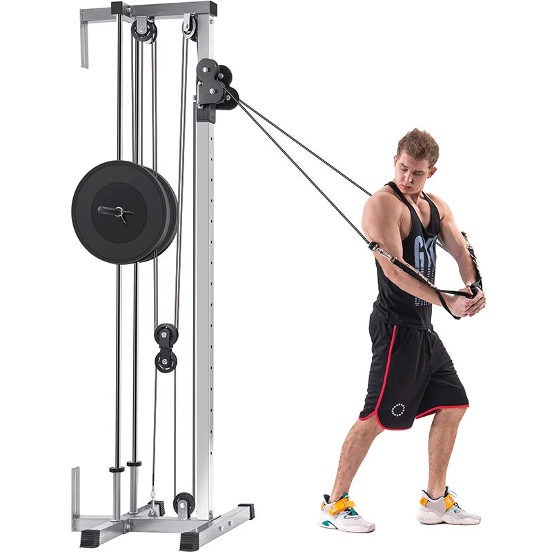 home gym fitness equipment, pull-down fitness equipment (silver)