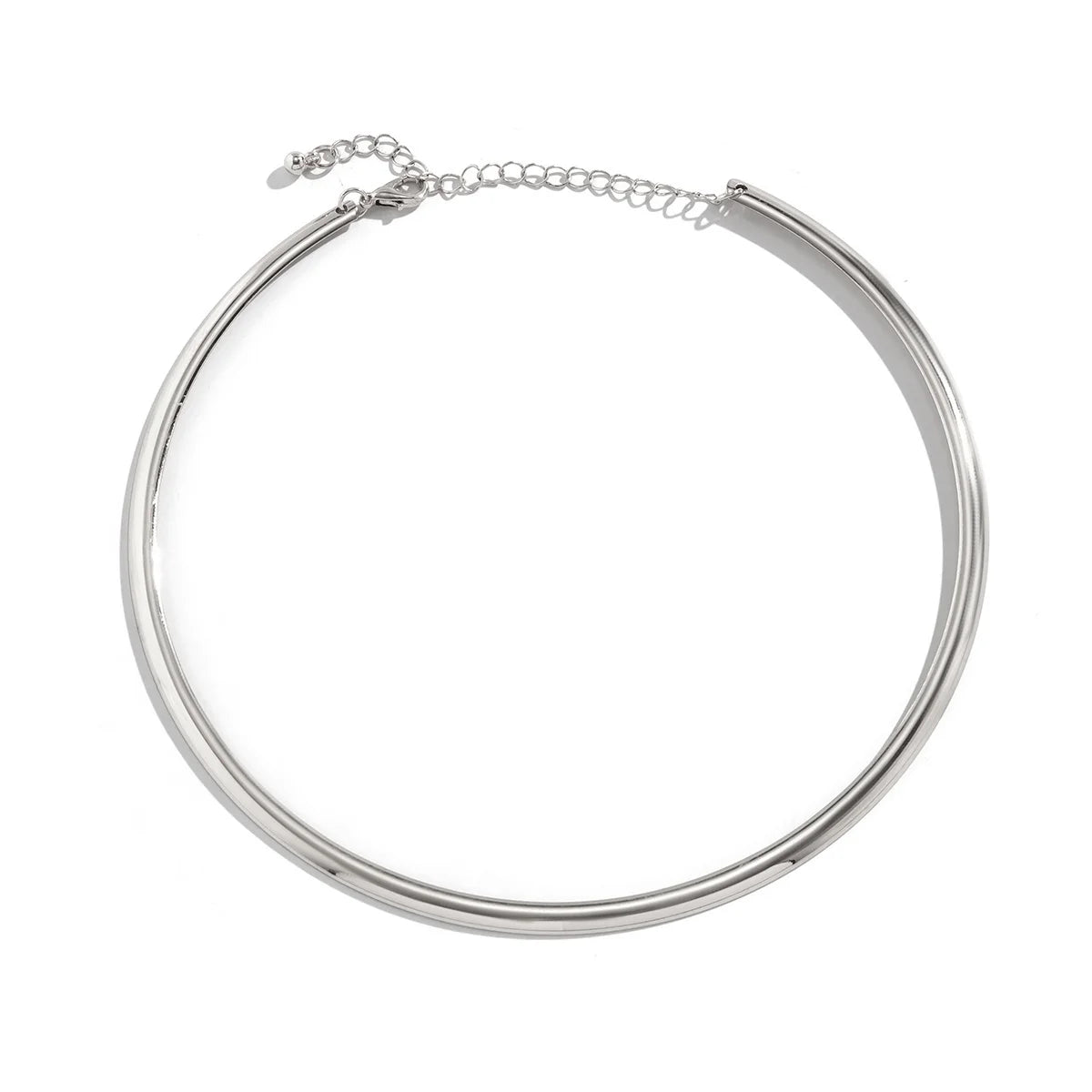 Elegant Simple Chunky Circle Torques Necklace for Women Trendy Choker Collar Fashion Jewelry on the Neck Accessories Female