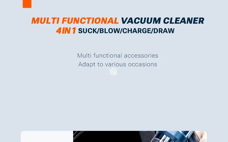 SZUK Car Vacuum Cleaner Wireless Cleaner Handheld Mini Vacuum Cleaner Cordless Strong Suction Cleaning Machine Robot Vacuum