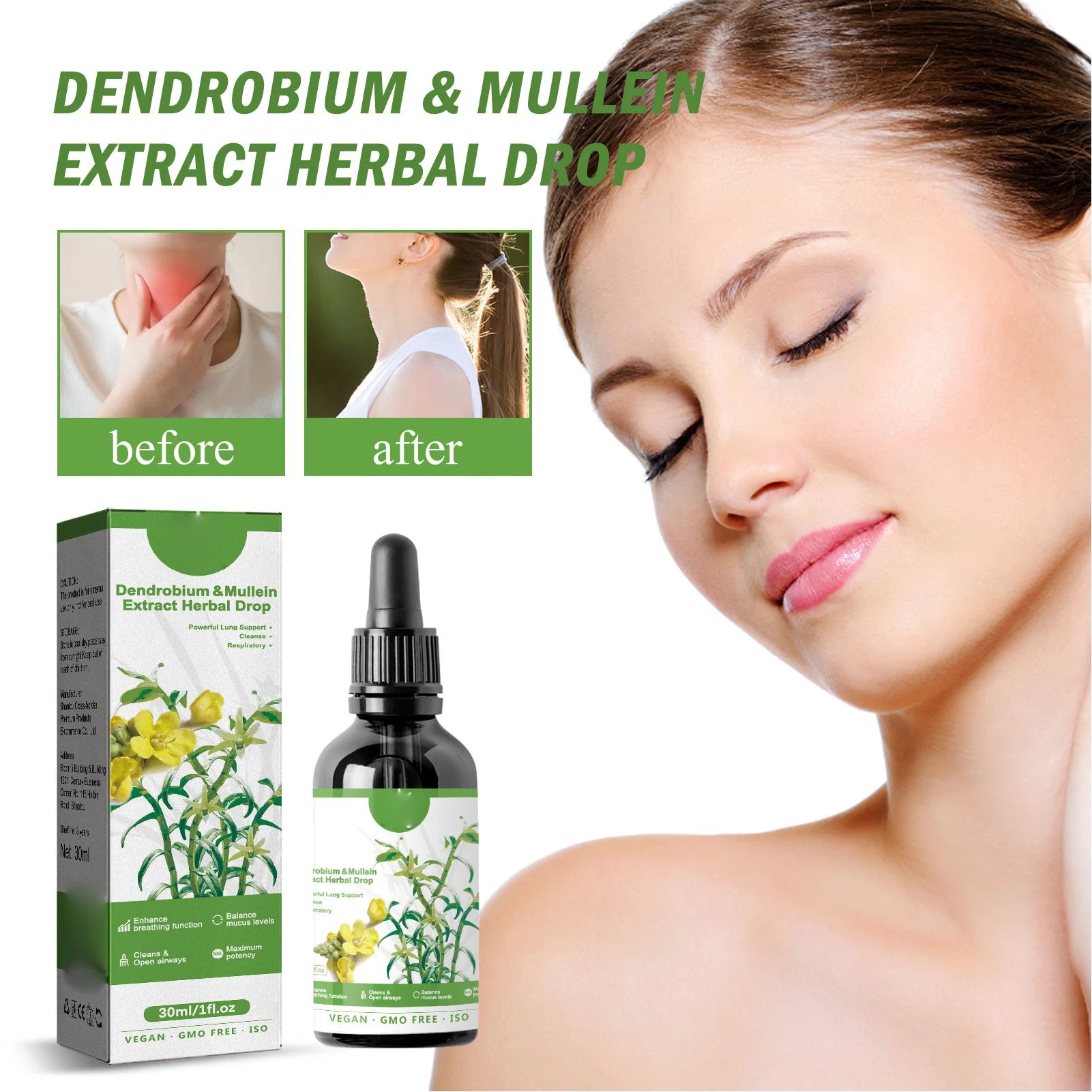 Dendrobium Mullein Herbal Extract Drops