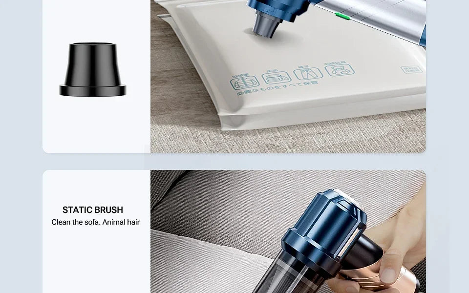 SZUK Car Vacuum Cleaner Wireless Cleaner Handheld Mini Vacuum Cleaner Cordless Strong Suction Cleaning Machine Robot Vacuum