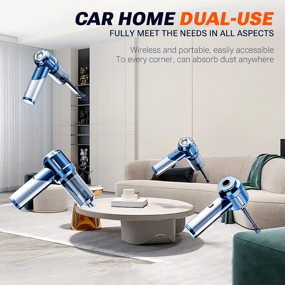 SZUK Car Vacuum Cleaner Wireless Cleaner Handheld Mini Vacuum Cleaner Cordless Strong Suction Cleaning Machine Robot Vacuum
