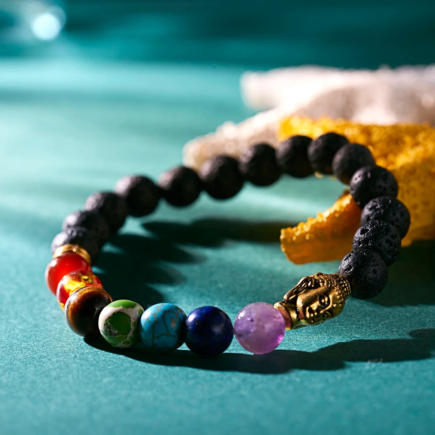 Chakra Reiki Healing Stone Bracelet For Women & Men