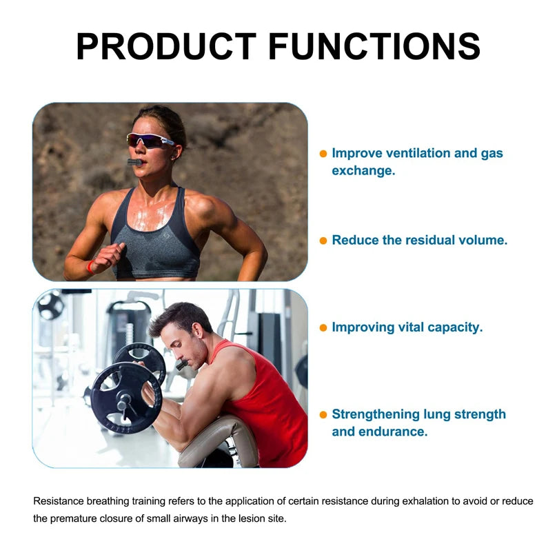 Breathing Trainer Lung Flexer Durable Fitness Exerciser