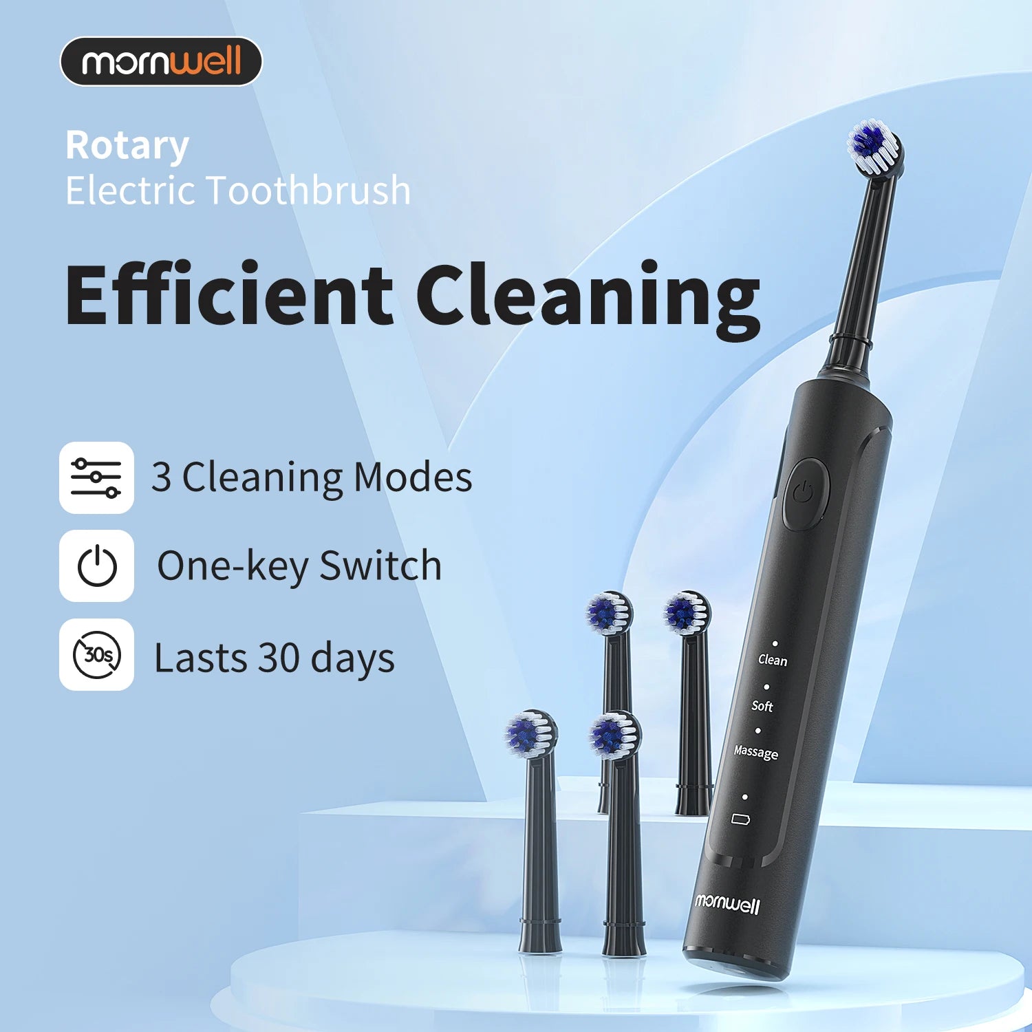 Sonic Electric Tooth Brush With 4 Extra Replacement Heads