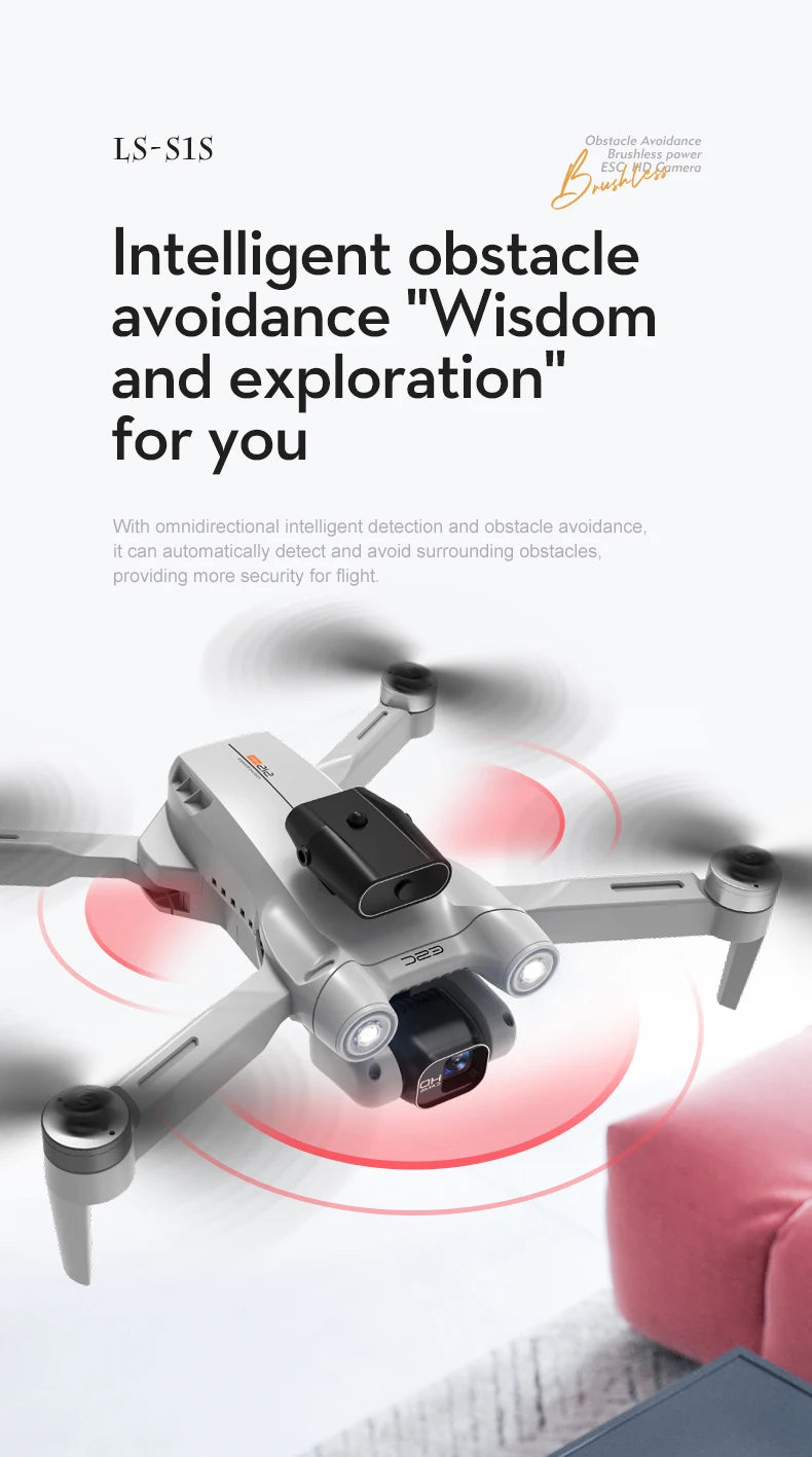 S1S Drone – 5G WiFi 4K/8K Professional Camera Quadcopter