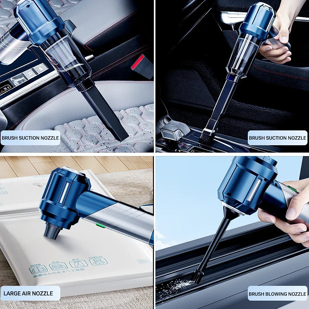SZUK Car Vacuum Cleaner Wireless Cleaner Handheld Mini Vacuum Cleaner Cordless Strong Suction Cleaning Machine Robot Vacuum