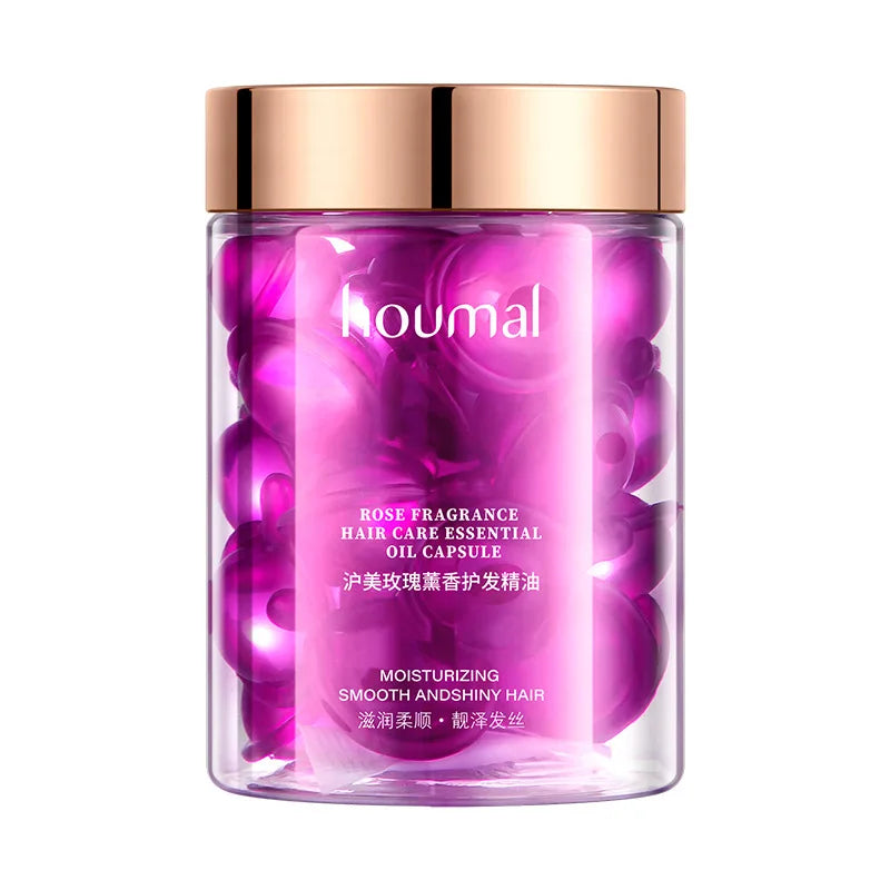 Rose Essential Oil Capsules Supple Dry Hair