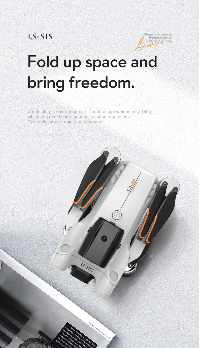 S1S Drone – 5G WiFi 4K/8K Professional Camera Quadcopter