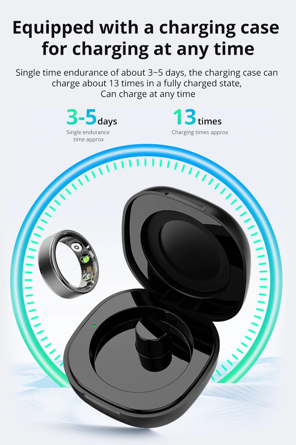 Smart Ring Men Women, Health Monitor