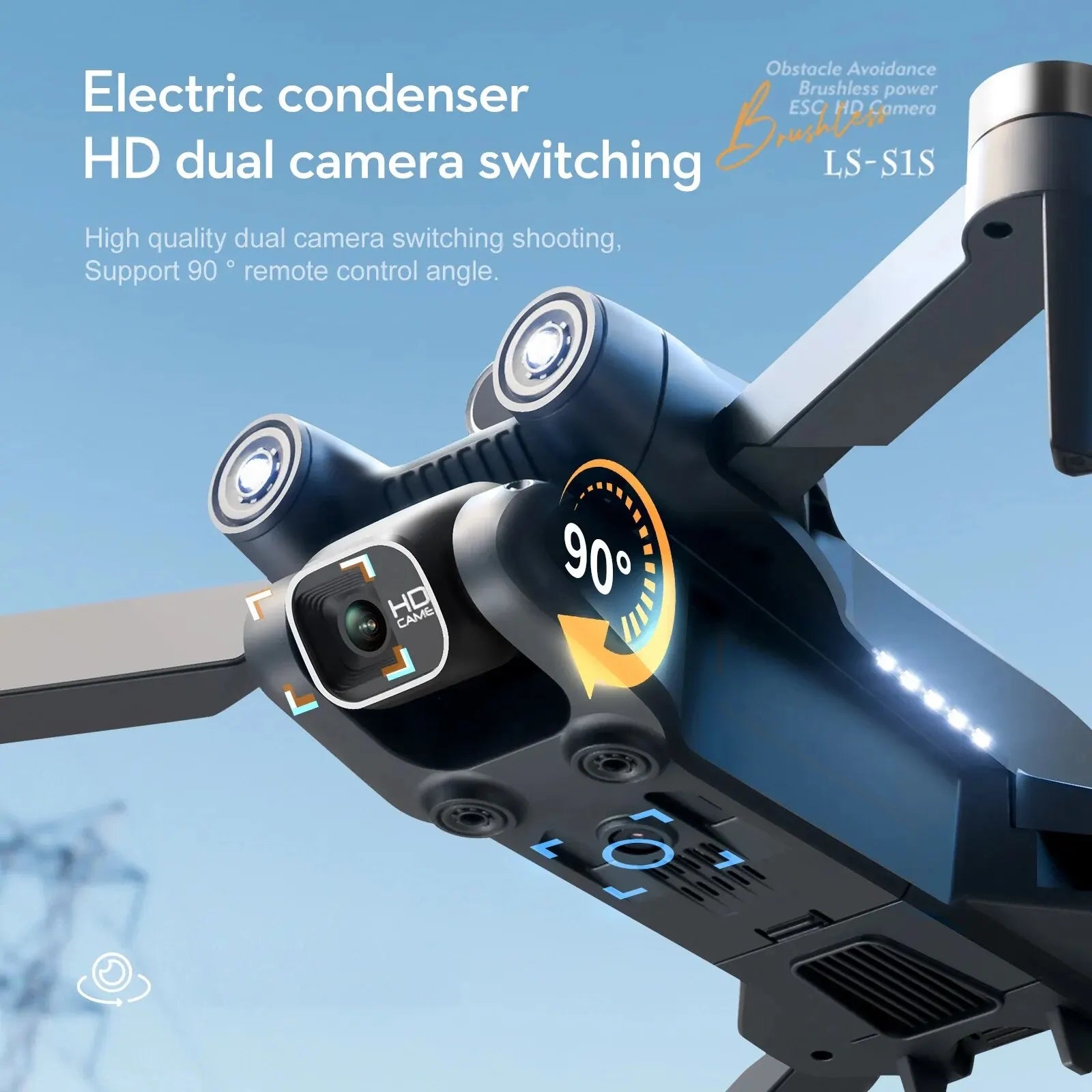 S1S Drone – 5G WiFi 4K/8K Professional Camera Quadcopter