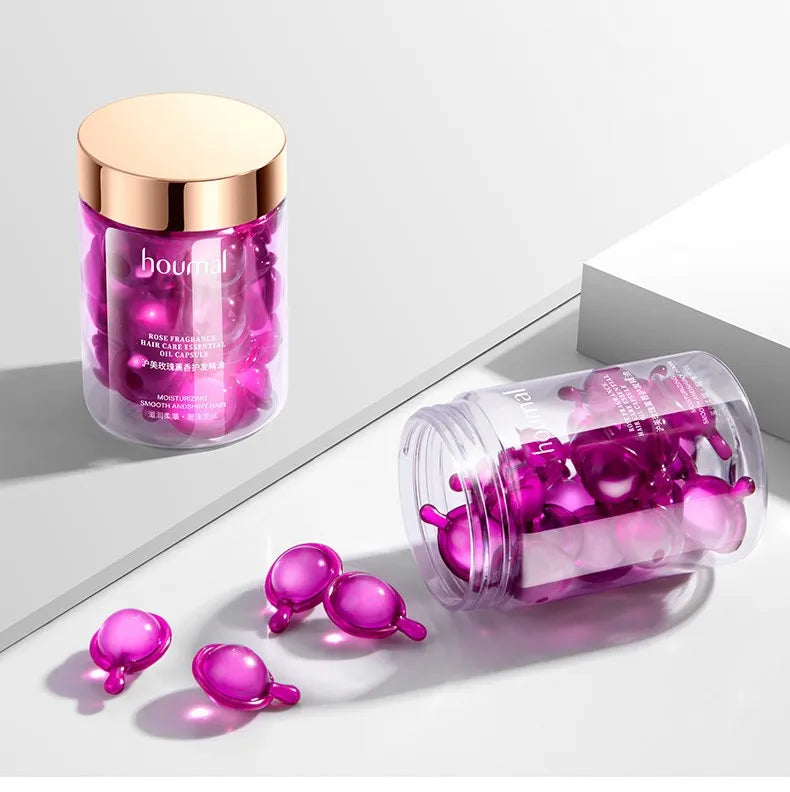 Rose Essential Oil Capsules Supple Dry Hair