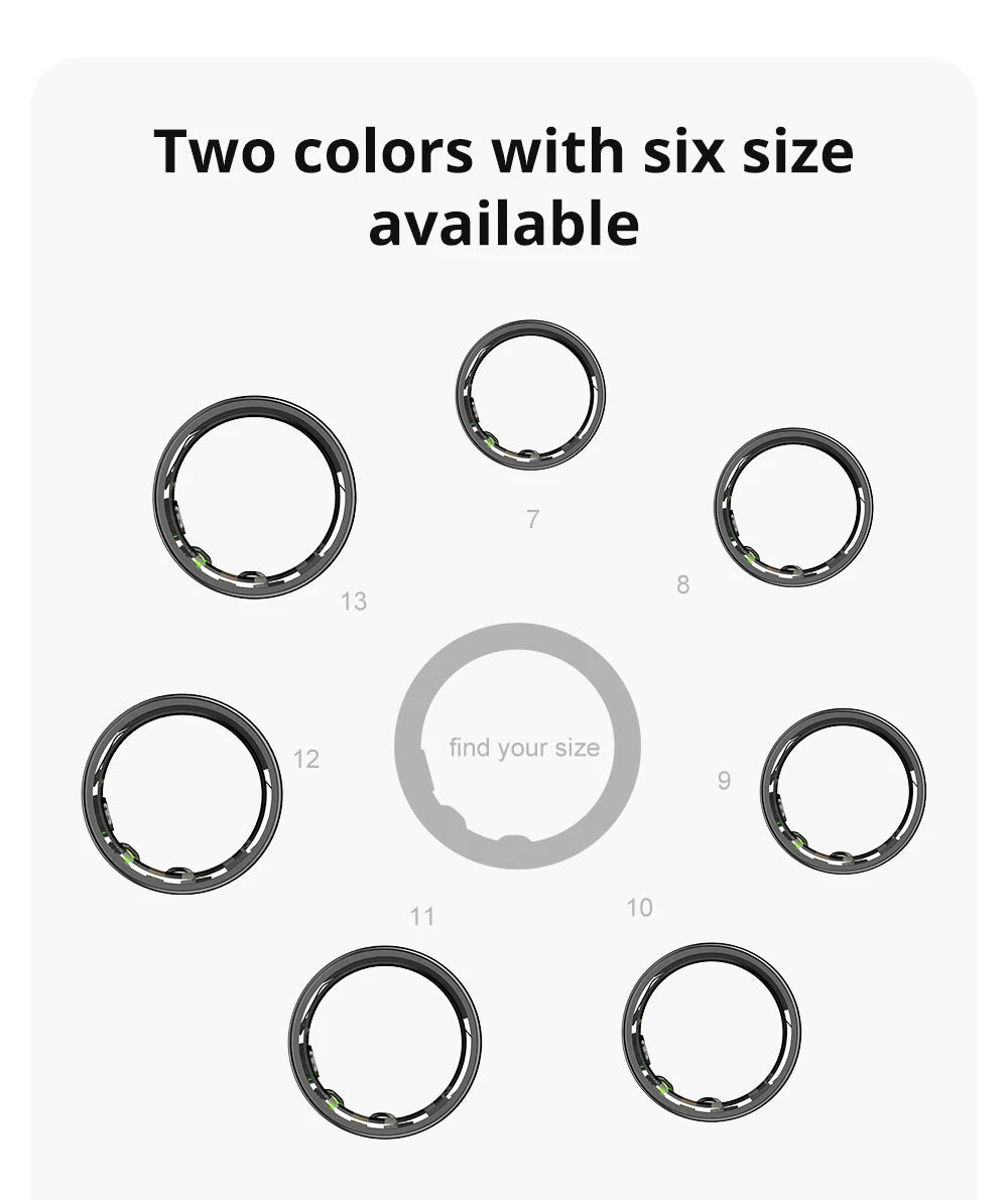 Smart Ring Men Women, Health Monitor