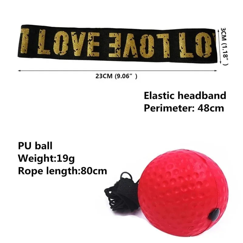 Punching Ball Head-mounted Fighting Speed Sanda Training Boxing Reflex Ball