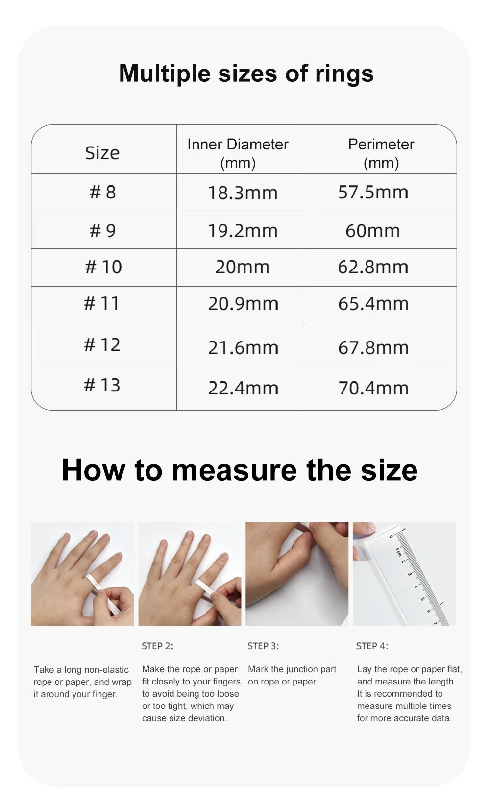 Smart Ring Men Women with Charging Case,