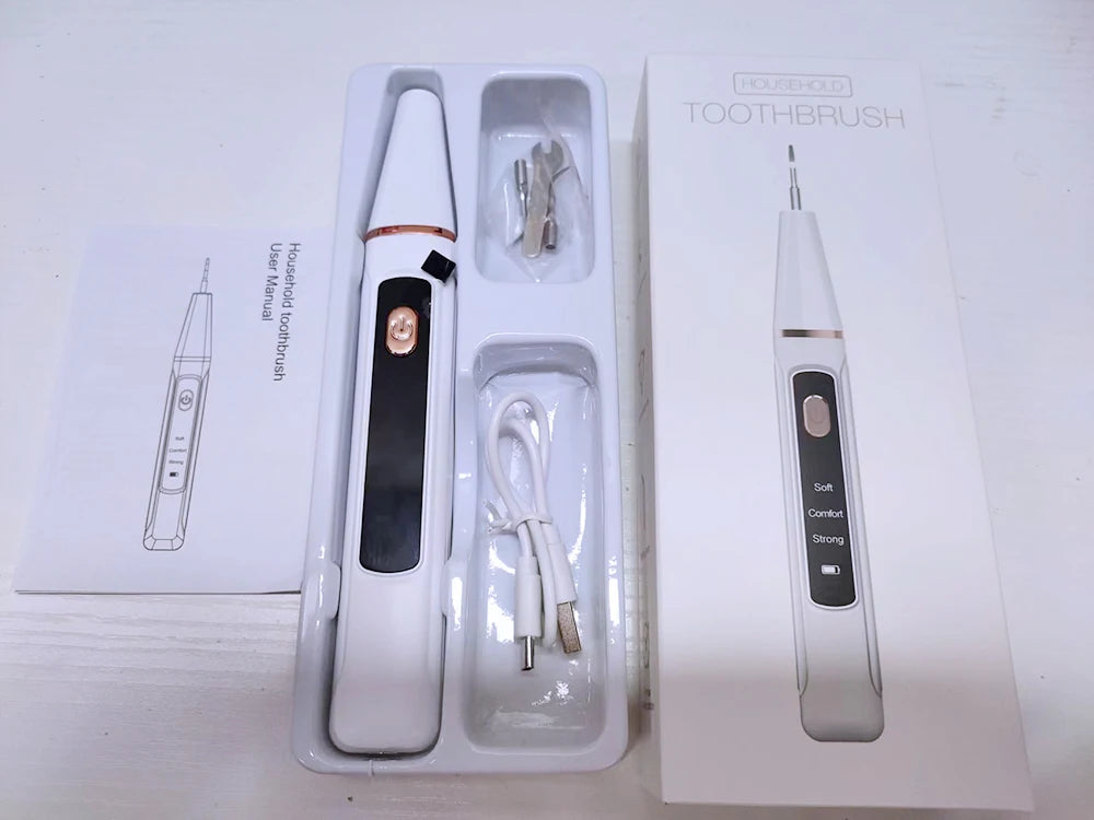 Ultrasonic Dental Calculus Remover Teeth Plaque Scaler Tartar Eliminator Stains Cleaner Electric Dental Tooth Stone Remover
