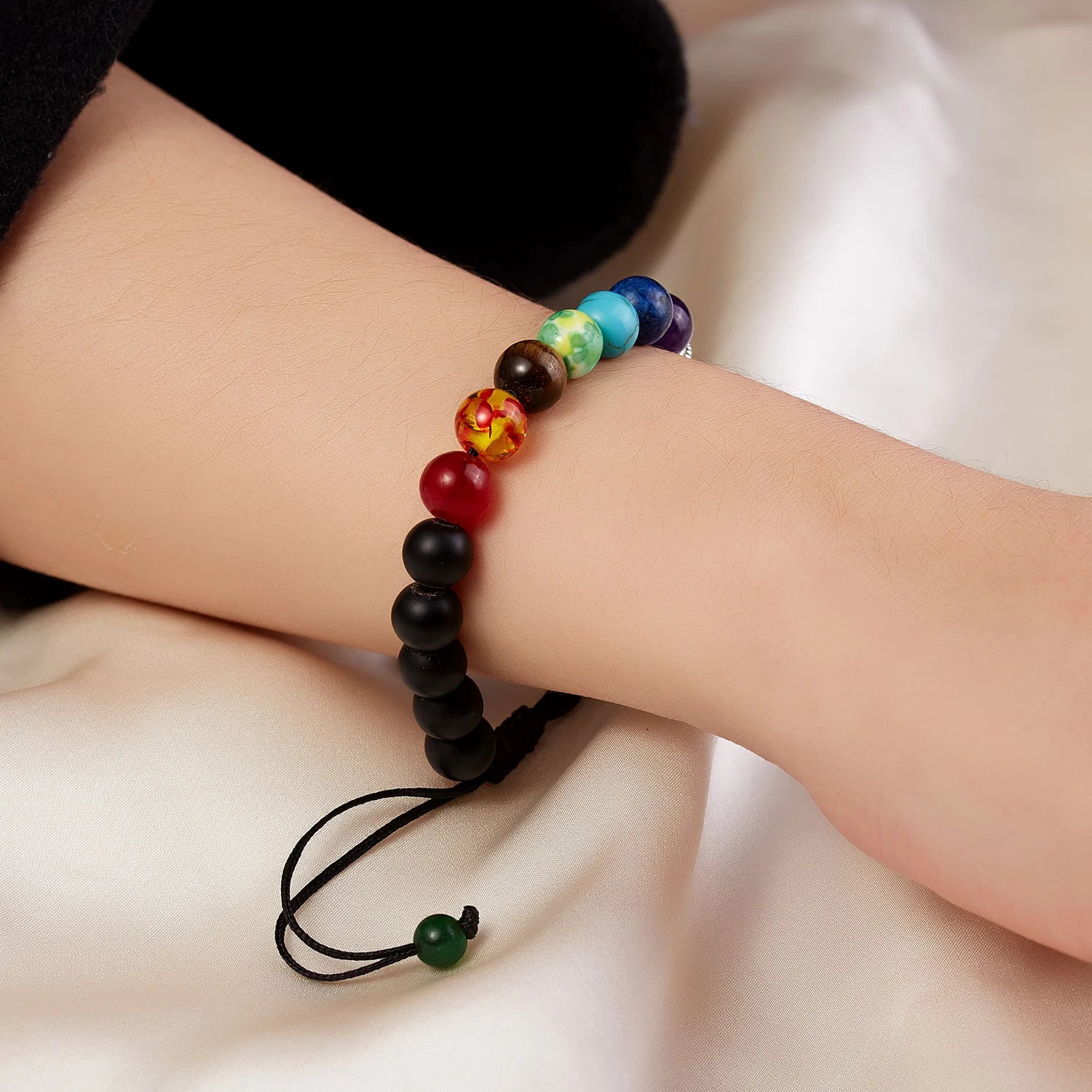 Chakra Reiki Healing Stone Bracelet For Women & Men