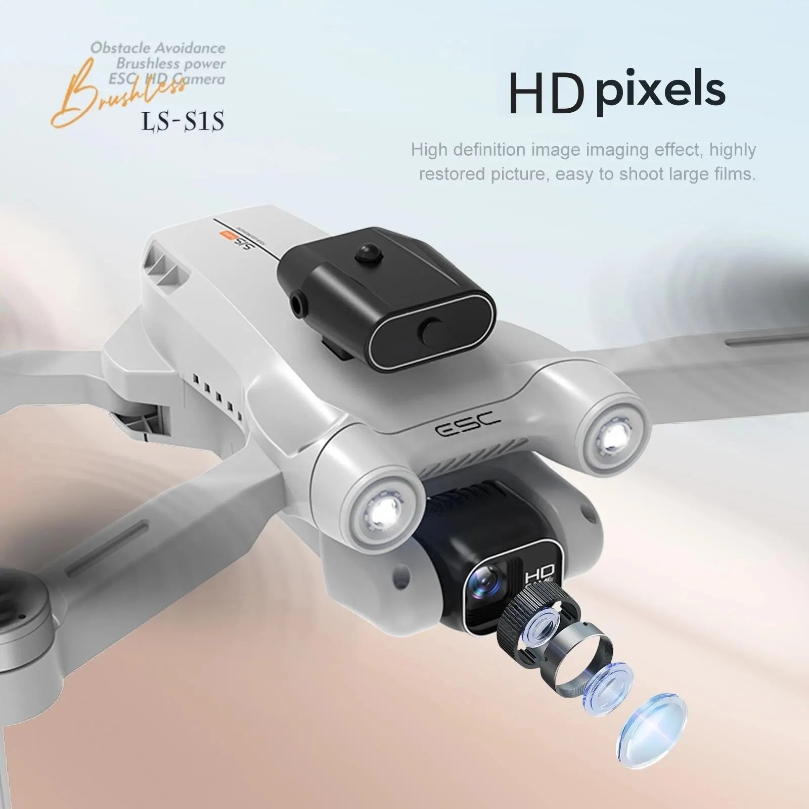 S1S Drone – 5G WiFi 4K/8K Professional Camera Quadcopter