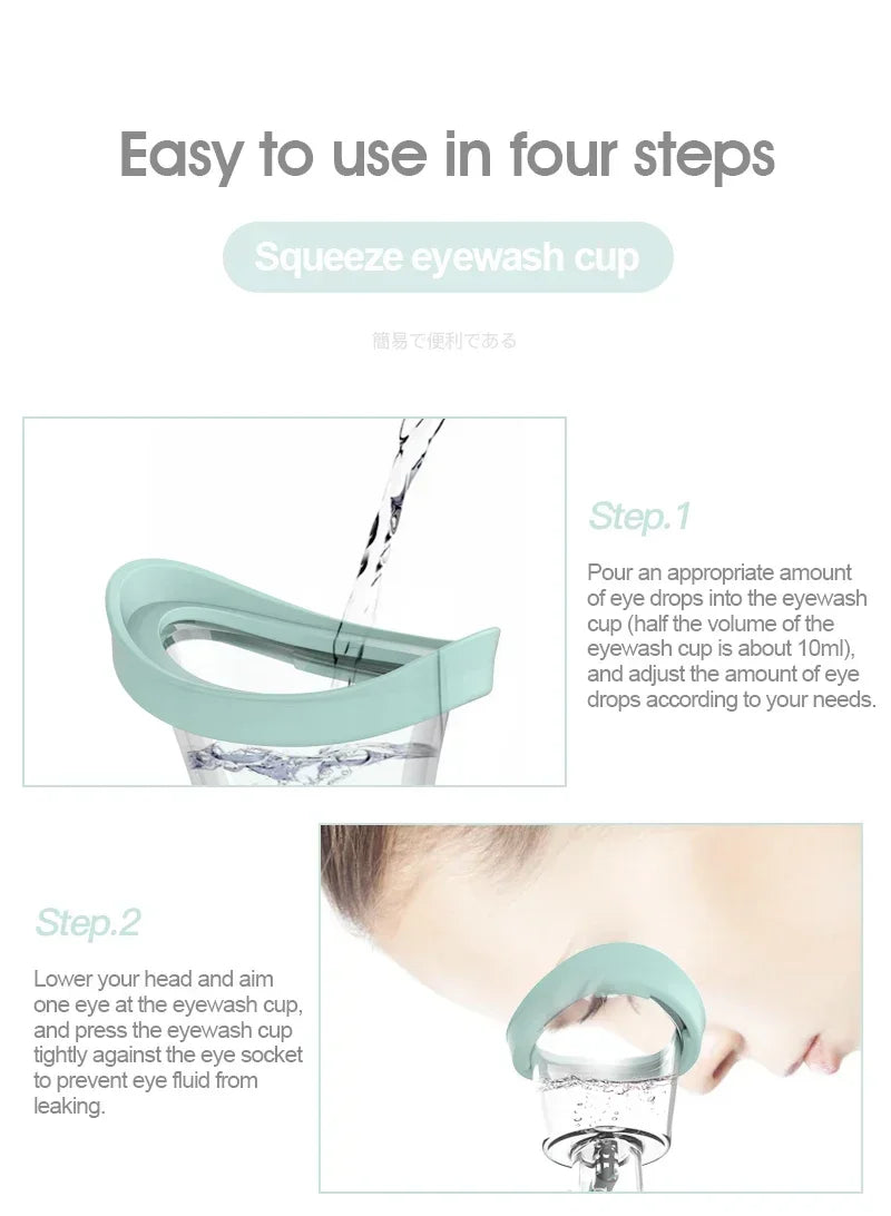 Soft Silicone Eye Wash Cup