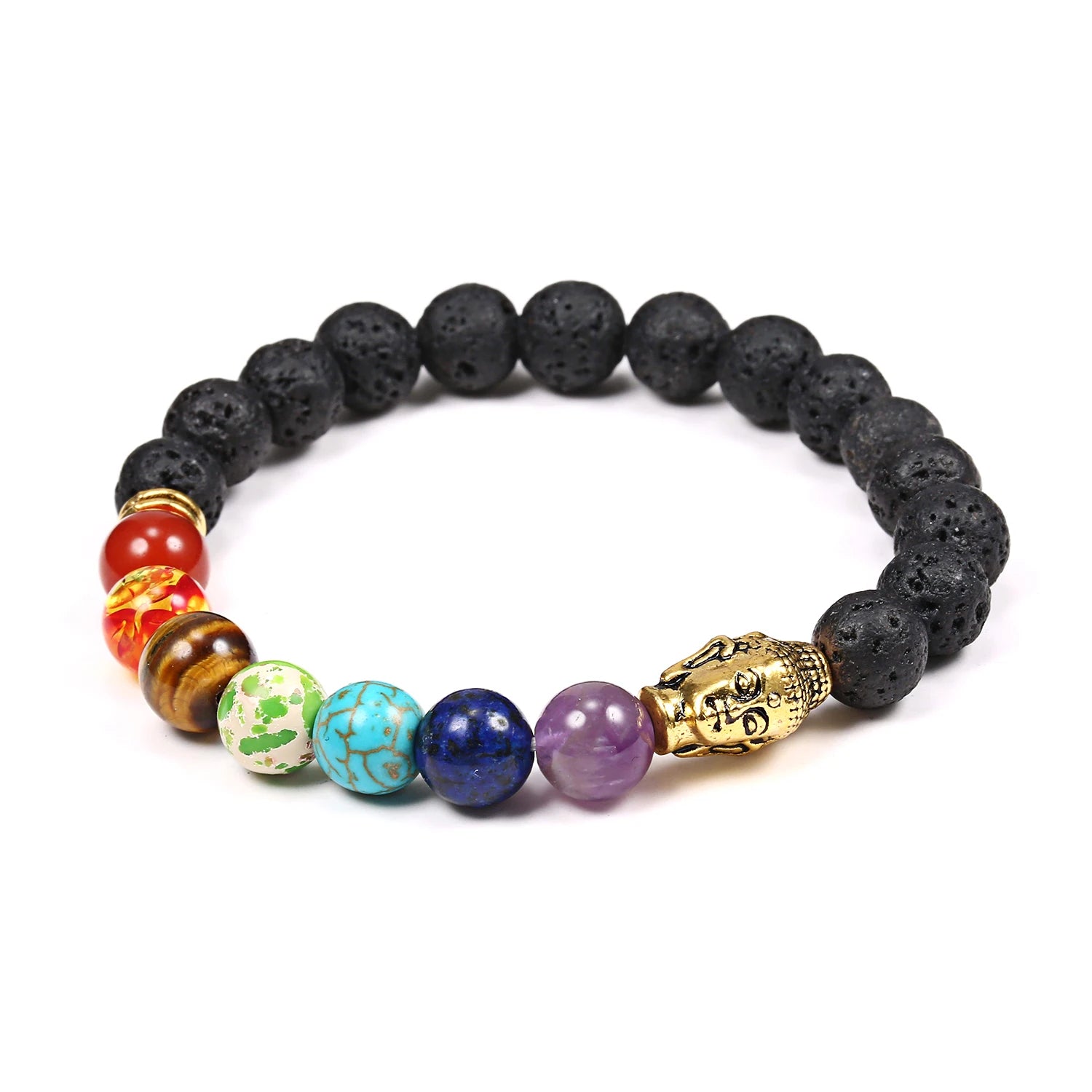 Chakra Reiki Healing Stone Bracelet For Women & Men