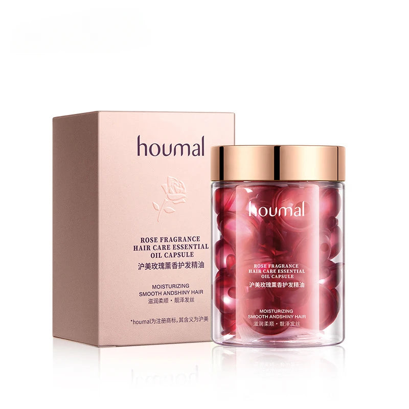 Rose Essential Oil Capsules Supple Dry Hair