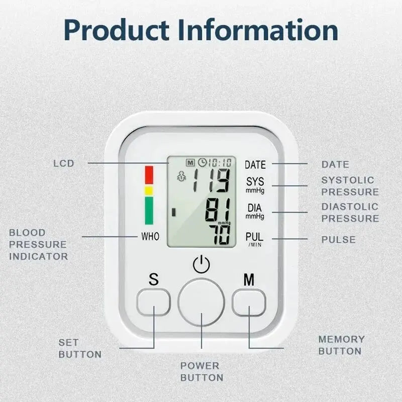 Digital Arm Blood Pressure Monitor
